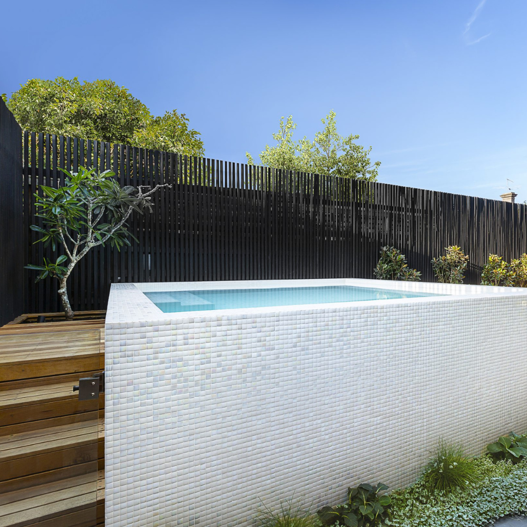 Luxury pool constructed at Hawthorn home